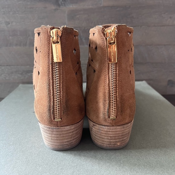 Michael Kors Uma Suede Booties - Picture 4 of 5